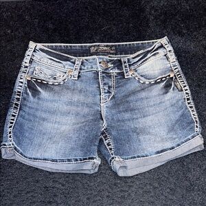 Stylish Blue Denim Shorts